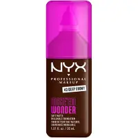 Nyx Professional Make Up Make 'EM Wonder Foundation - Zachte matte finish - Met huidverzorgende hyaluronzuur - Deep Ebony