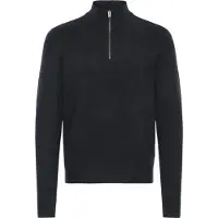 Casual Friday Trui ' CFHEINE halfzip ' donkerblauw