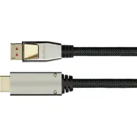 Python DisplayPort naar HDMI kabel - DP 1.4 / HDMI 2.0 (4K 60Hz + HDR) / zwart - 5 meter