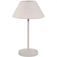 Watt & Veke Teya Tafellamp Draagbaar Gebroken Wit - Draagbare lampen Textiel Offwhite - B692601