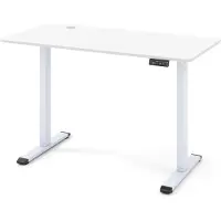 Helloshop26 Ergonomisch staand bureau 120 x 60 x 73-118 cm met geheugen voor hoogtes en technologie