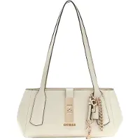 GUESS Brooke Shoulder Satchel off white schoudertas dames