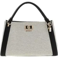 GUESS Karnilla Girlfriend Satchel natural/black damestas