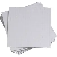 Packlinq 3D foam pads, afm 5x5 mm, dikte 1 mm, 10x400 stuk/ 1 doos