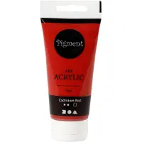 Packlinq Acryl Verf, semi-glanzend, semi-dekkend, cadmium red, 75 ml/ 1 fles