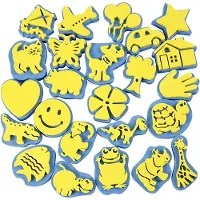 Packlinq Foam stempels, h: 6-8 cm, b: 6-8 cm, 24stuks