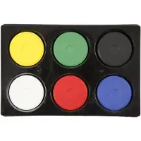 Packlinq Waterverf, H: 19 mm, d 57 mm, primair kleuren, 1 doos