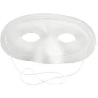 Packlinq Masker, H: 10 cm, B: 17,5 cm, wit, 12 stuk/ 1 doos