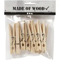 Packlinq Mini knijpers, L: 80 mm, B: 10 mm, 10 stuk/ 1 doos