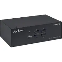 Manhattan 153539 KVM-switch Zwart
