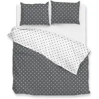 Zohome Zo Home Dekbedovertrek Katoen Punta di Cotone - pewter grey 260x200/220cm