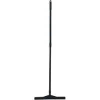 PROLIFE - P41-MONO - Vloertrekker 41 cm + 154 cm RVS steel - zwart - trekker douche - vloertrekker met steel - douchewisser - aftrekker