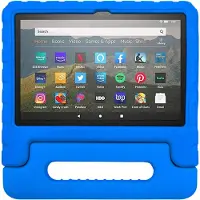 Rixus RXTC06 Tablet Kids Case For Apple iPad Air 1 9.7 inch, iPad 5, iPad 2 9.7 inch, iPad 6, iPad Pro 9.7 inch, iPad 7 Blue