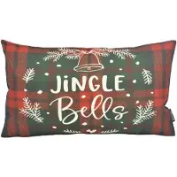Gek op kussens! Sierkussen jingle bells long | 30 x 50 cm | katoen/linnen