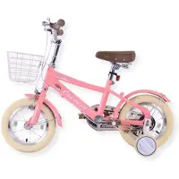 Buxibo - Kinderfiets voor Meisjes - Luna - 12 Inch - Roze