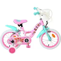Volare Paw Patrol Kinderfiets - Meisjes - 14 inch - Roze - Twee handremmen