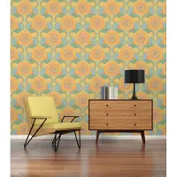 A.S. Création Retro Chic - Blauw - Retro - 395301