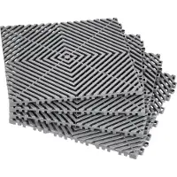Vevor Interlocking Drainage Mat Douchemat 31 x 31 cm Modulaire Interlock Vloermatten