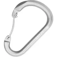 Kong Italy Paddle Wire Curved Karabijnhaak Zilver