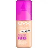 NYX Professional Make Up Make 'EM Wonder Foundation - Zachte matte finish - Met huidverzorgende hyaluronzuur - Fair Porcelain