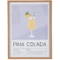 PT Living Wanddecoratie Pina Colada Soft Purple