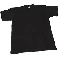 Packlinq T-shirts, B: 60 cm, afm XX-large, ronde hals, 145 gr, zwart, 1 stuk