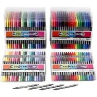 Packlinq Colortime Dubbelstift, lijndikte 2,3+3,6 mm, standaardkleuren, extra kleuren, 24 doos