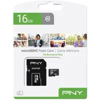 PNY Technologies Micro SD Memory Card with Adaptor Performance Plus C10