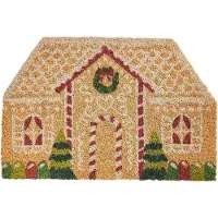 Beliani SELATNA - Deurmat - Natuurlijk - 40 x 60 cm - Kokos