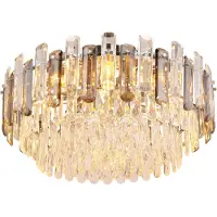 Globo Plafondlamp Orgina chroom met kristal Ø 55cm
