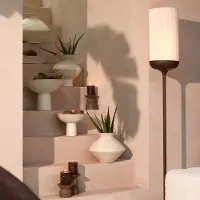 Light & Living Light - Living Vaas Beato - Keramiek - Beige/Creme - 30 x 23 x 30 cm (BxHxD)