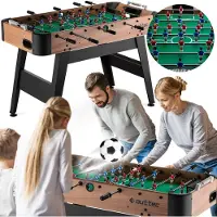 Outtec Tafelvoetbal, Voetbaltafel, Tafelvoetbalspel, Tafelvoetbaltafel, Tafel Voetbal - 22 Spelers - Doelteller - 2 Ballen - voor Kinderen en Volwassenen - 121x 60 x 82 cm