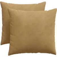 vidaXL Zitkussens 2 pcs Bruin 50 x 50 cm Corduroy stof