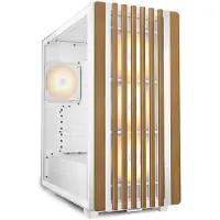 Sharkoon PC-behuizing ATX - - Rebel C70G RGB - Wit - 4 PWM ventilatoren 120 mm - 360 mm radiator