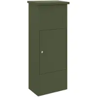 vidaXL Pakket Inwerpkoker Olijfgroen 44,5 x 29 x 110,5 cm Staal