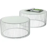 Kare design Kare Salontafel Wire White