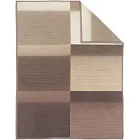 Ibena Jacquard Plaid Ibena Sorrento Lichtbruin