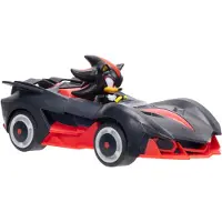 Sonic The Hedgehog Sonic 6 cm figuur met rev up racer - Shadow met dark reaper solid