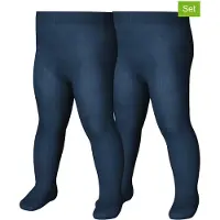 Playshoes maillot 2-pack thermo uni marine