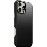 Nomad Traditional Leather Case iPhone 16 Pro Max Zwart - NM01388685