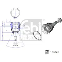 FEBI BILSTEIN 183628 Fuseekogel