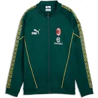 Puma Sportjas 'AC Milan KING Anthem' geel / spar / donkerrood / wit