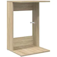 vidaXL Bijzettafel Sonoma Eik 40 x 38 x 62,5 cm Bewerkt hout