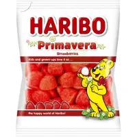 Haribo Primavera Strawberries -Halal - 18x80g Voordeeldoos