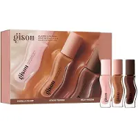 Gisou Glazed Lip Trio Set – Honey Infused Lip Oil – 3 Stuks – Hydraterende Lipolie met Glossy Finish – 24 ml
