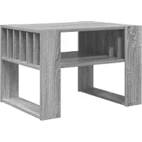 vidaXL Salontafel Grijs Sonoma 66 x 49,5 x 45 cm Bewerkt hout