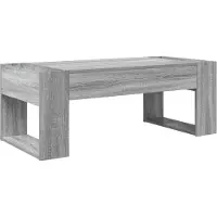 vidaXL Salontafel Grijs Sonoma 110 x 50 x 41 cm Bewerkt hout