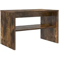 vidaXL TV Kast 60 x 35 x 40 cm Rook Eiken Bewerkt hout