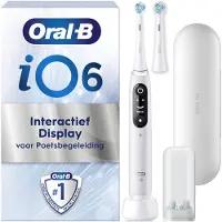 Oral-B iO Series 6N Wit + extra iO Gentle Care opzetborstel