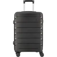 D & n lederwaren Trolley 'Travel Line 4100' zwart